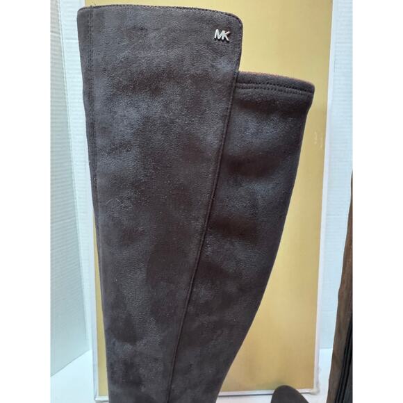 MICHAEL Michael Kors Bromley Stretch Over-the-Knee Boot charcoal grey size 8 M - Picture 4 of 8